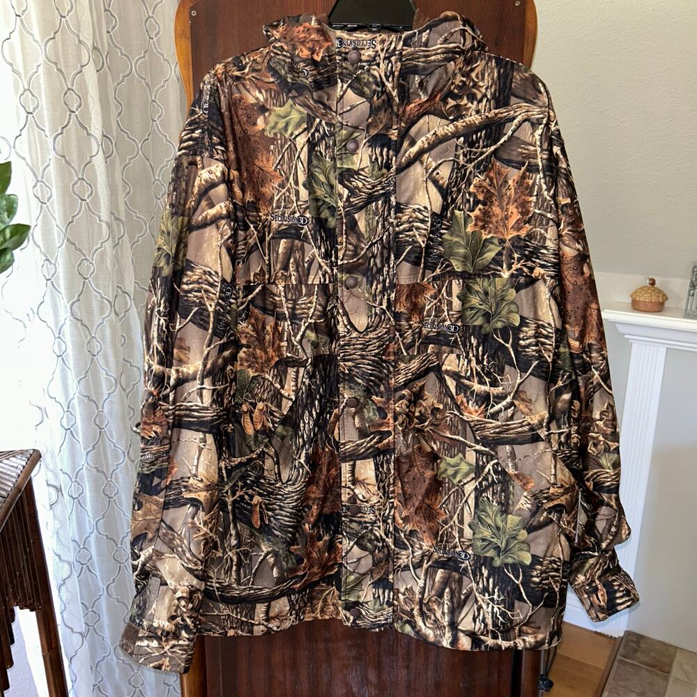 Cabelas Jacket Men's XL Tall Advantage Wetlands Camo Dry-Plus Outdoor Hunting